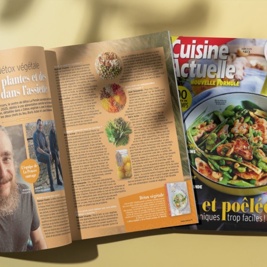 Des plantes et des fleurs dans l’assiette